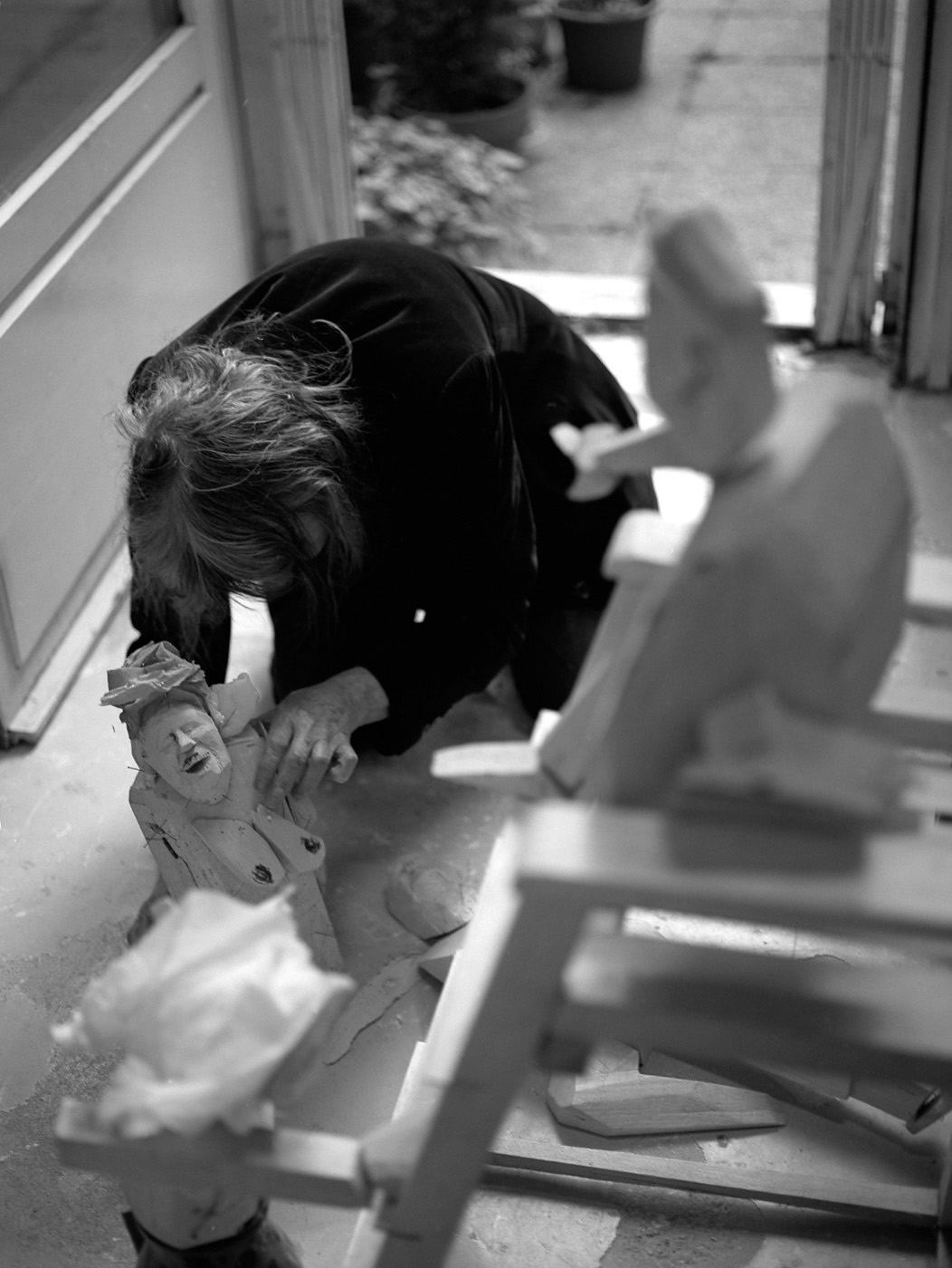 Katalin Sylvester, sculpteur, Le Bateau-Lavoir, Paris, 2008