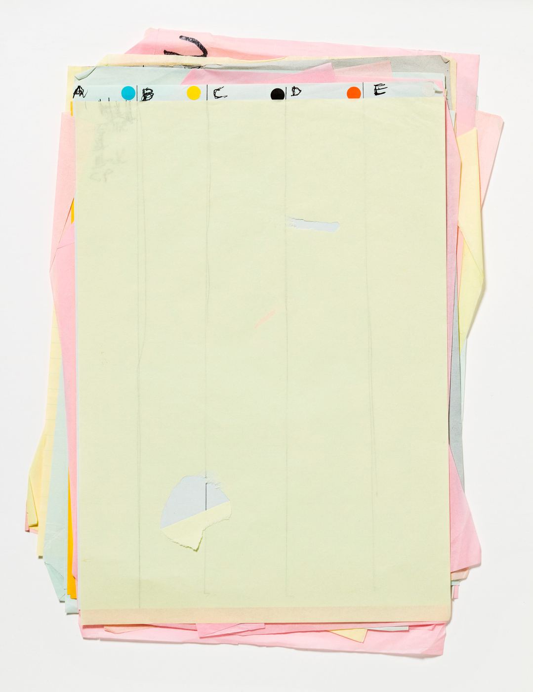 Brouillons, ABCDE, 2014