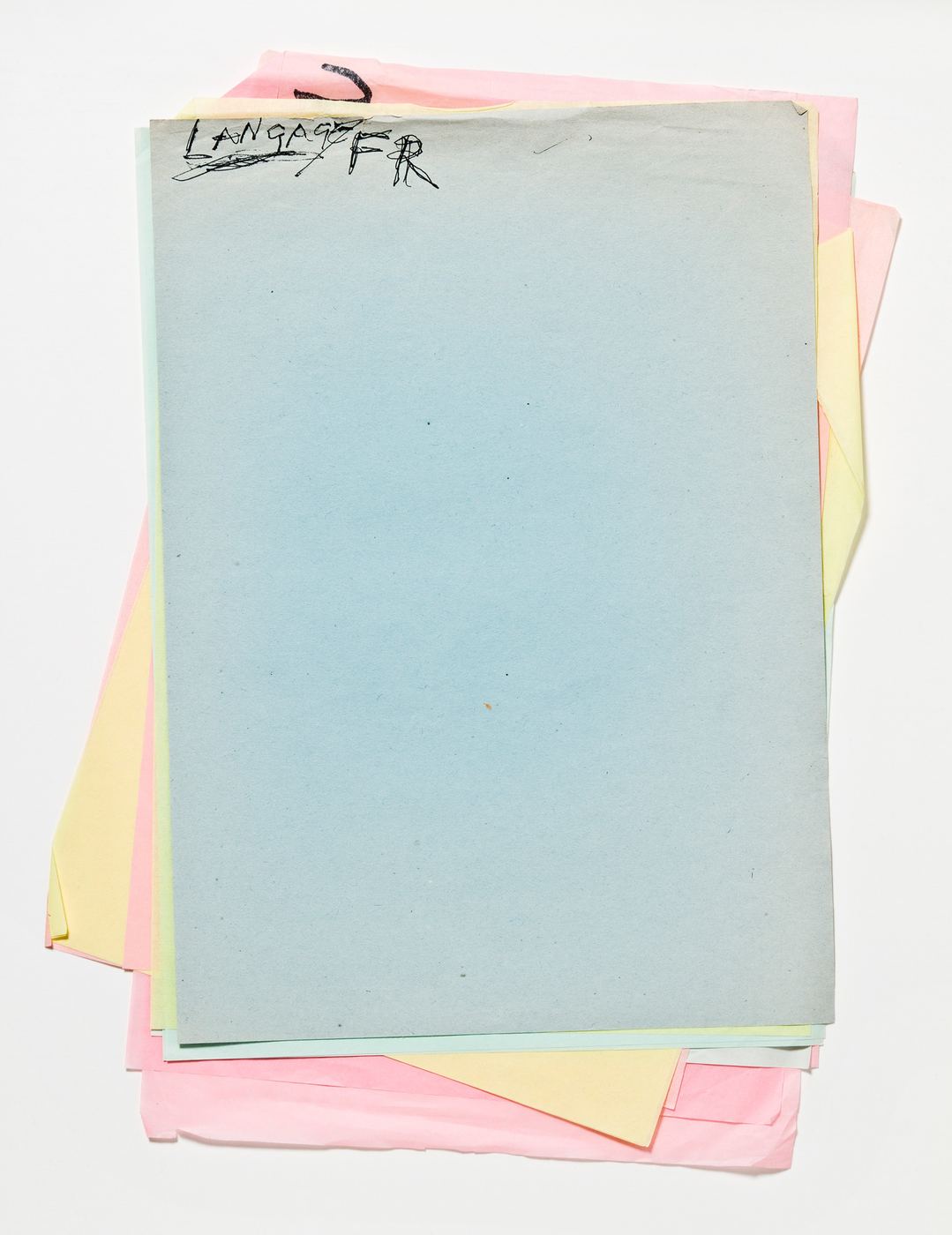 Brouillons, langage FR, 2014