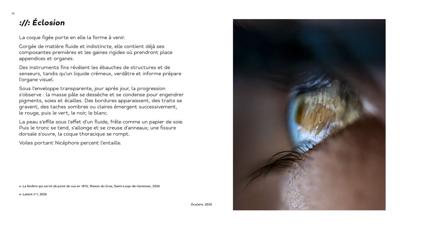 ://: Latentes, double page